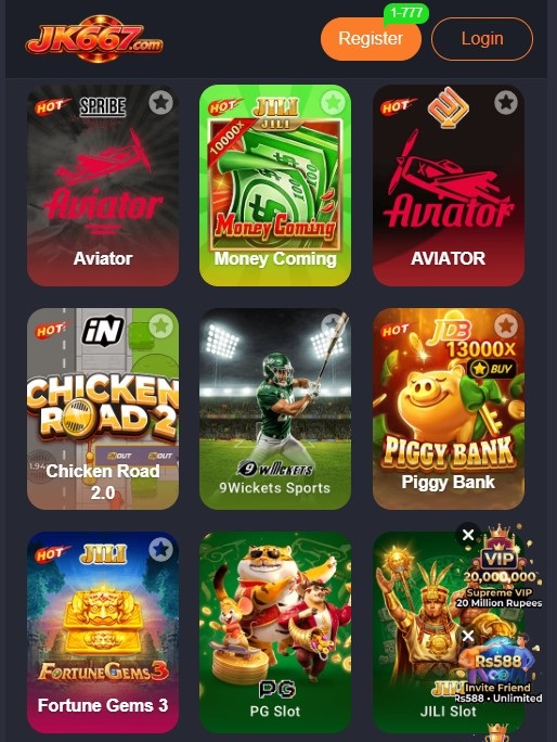 JK667 Game New Earning App