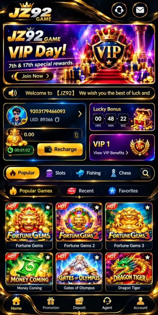 JZ92 Game 
