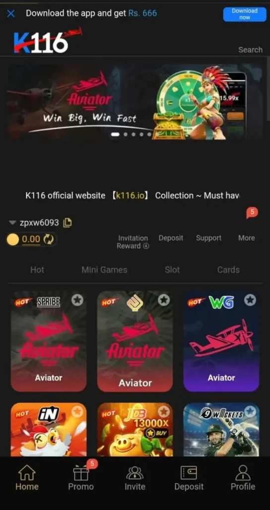 K116 Game
